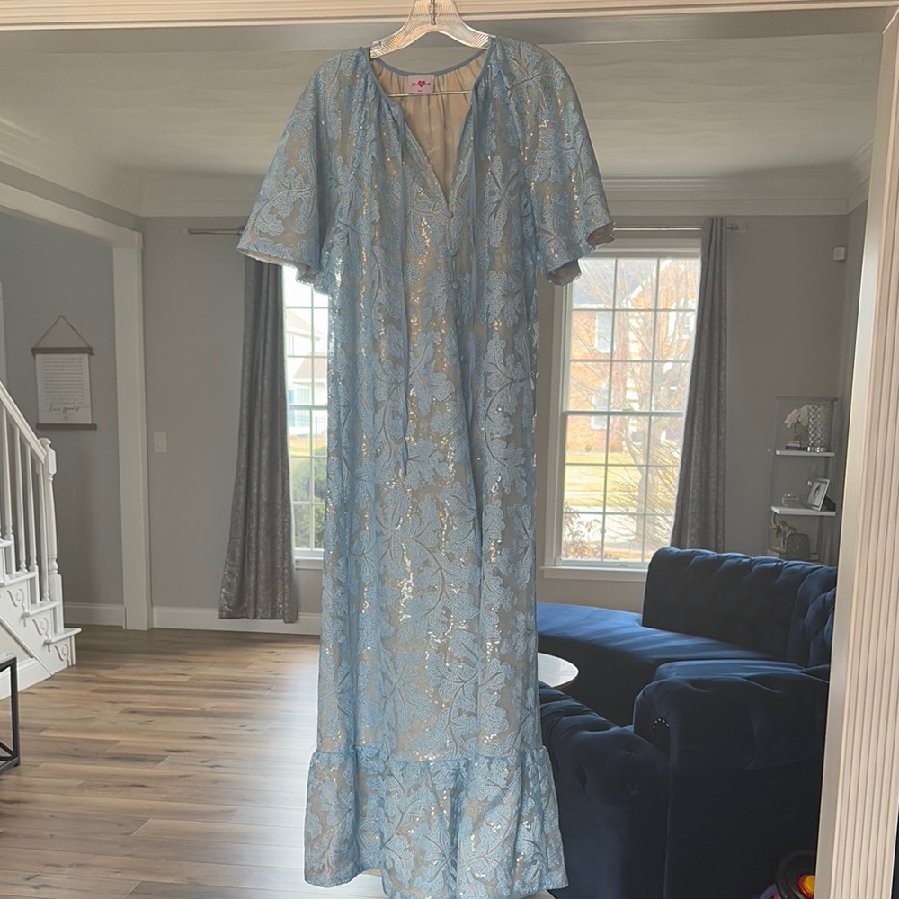 Gorgeous blue maxi